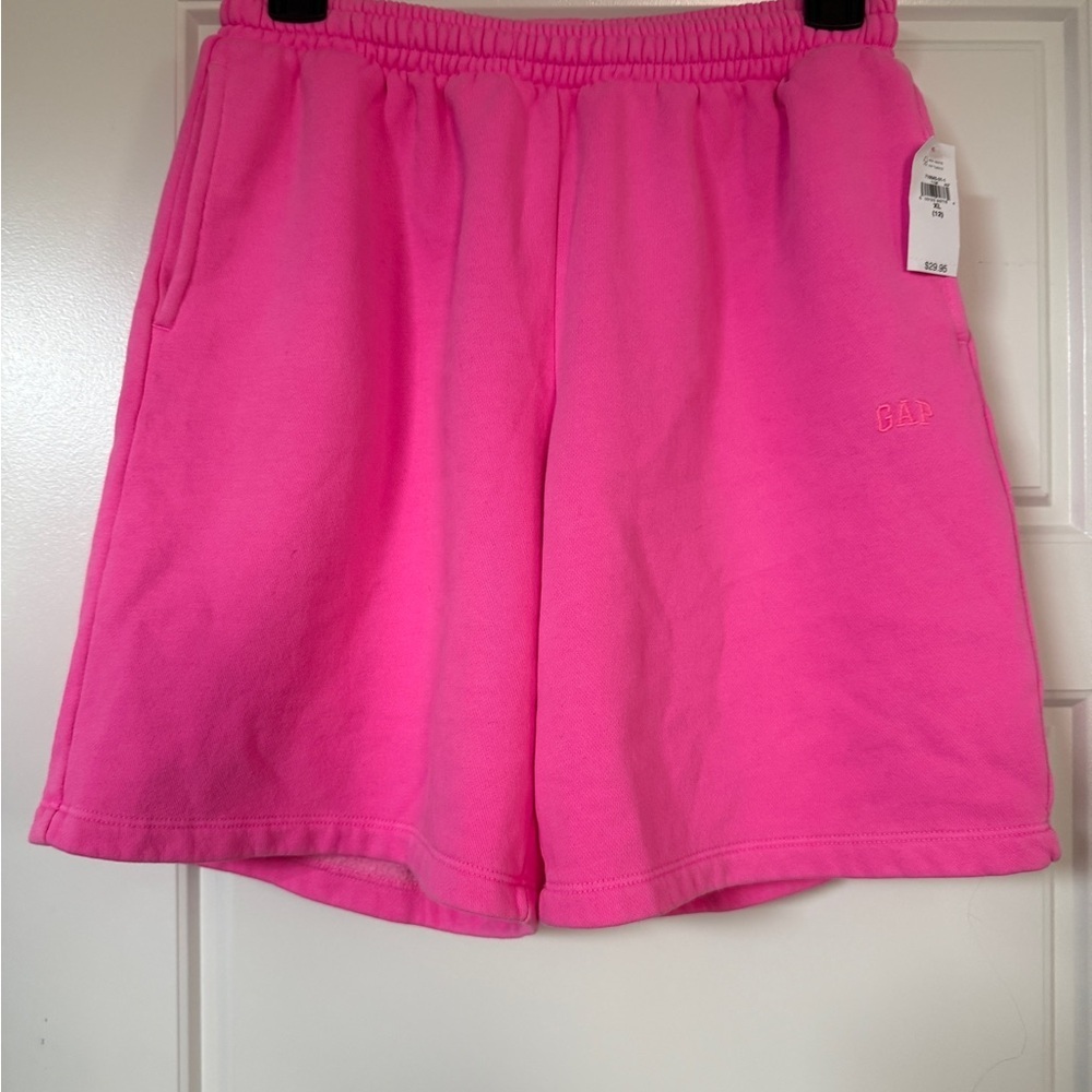 Gap Kids VintageSoft Relaxed Hot Pink Sweat Shorts XL NWT Back to School